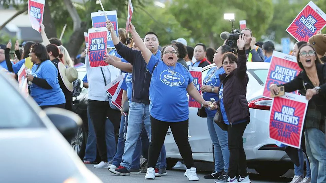 Tens of thousands US healthcare workers begin three-day strike