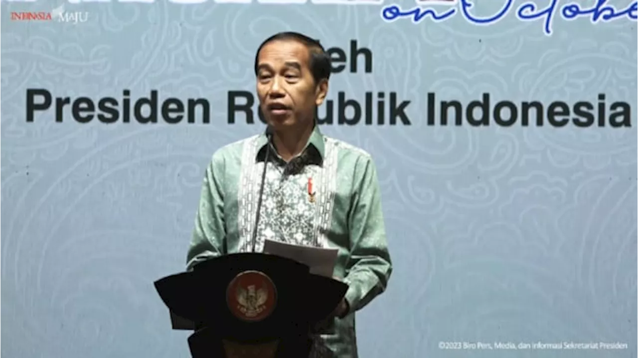 Buka Inacraft 2023, Jokowi Sumringah Banyak Anak Muda