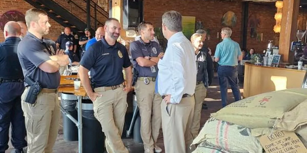 Dothan officers take part in National Coffee with a Cop Day