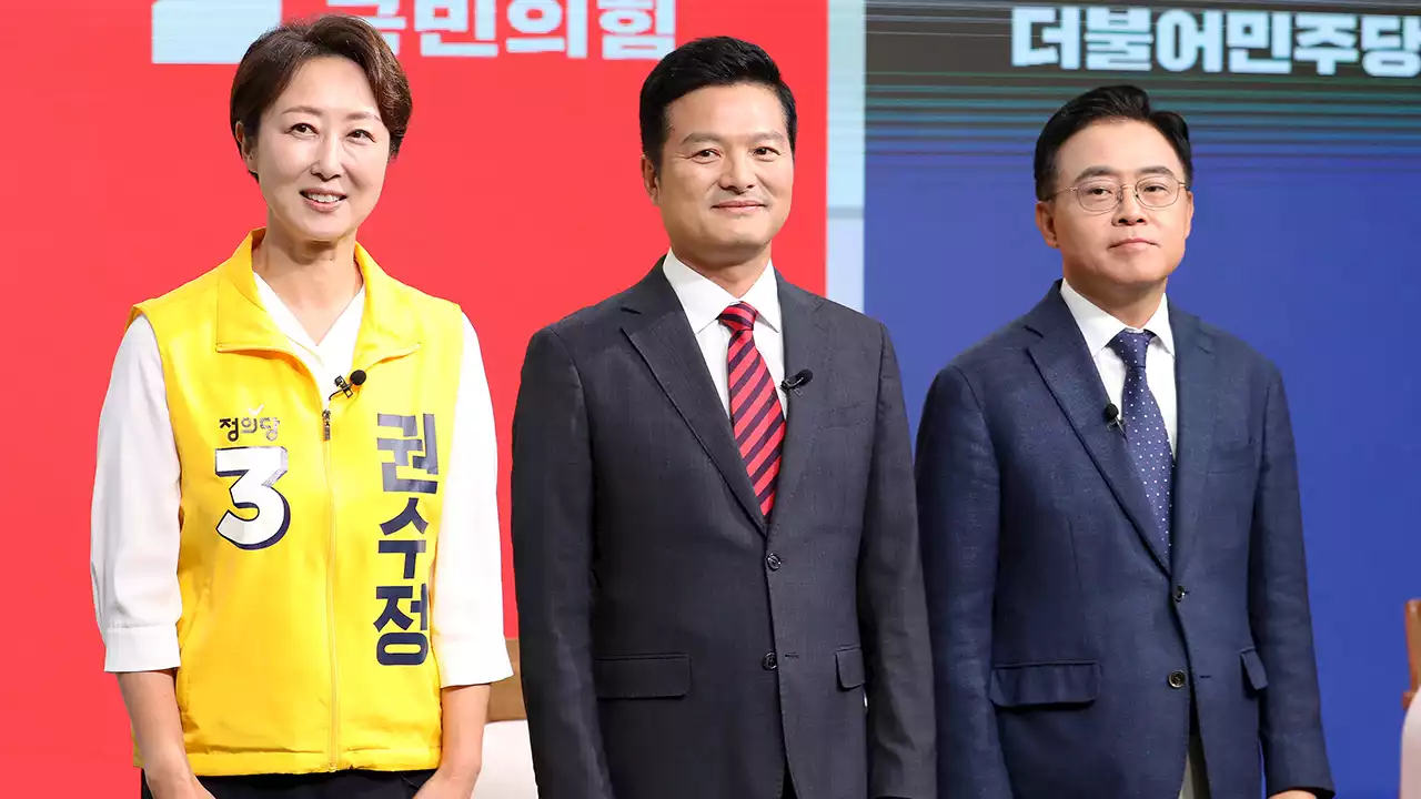 '정치 경력 급조' vs '후보 자격 없어'...TV토론 격돌