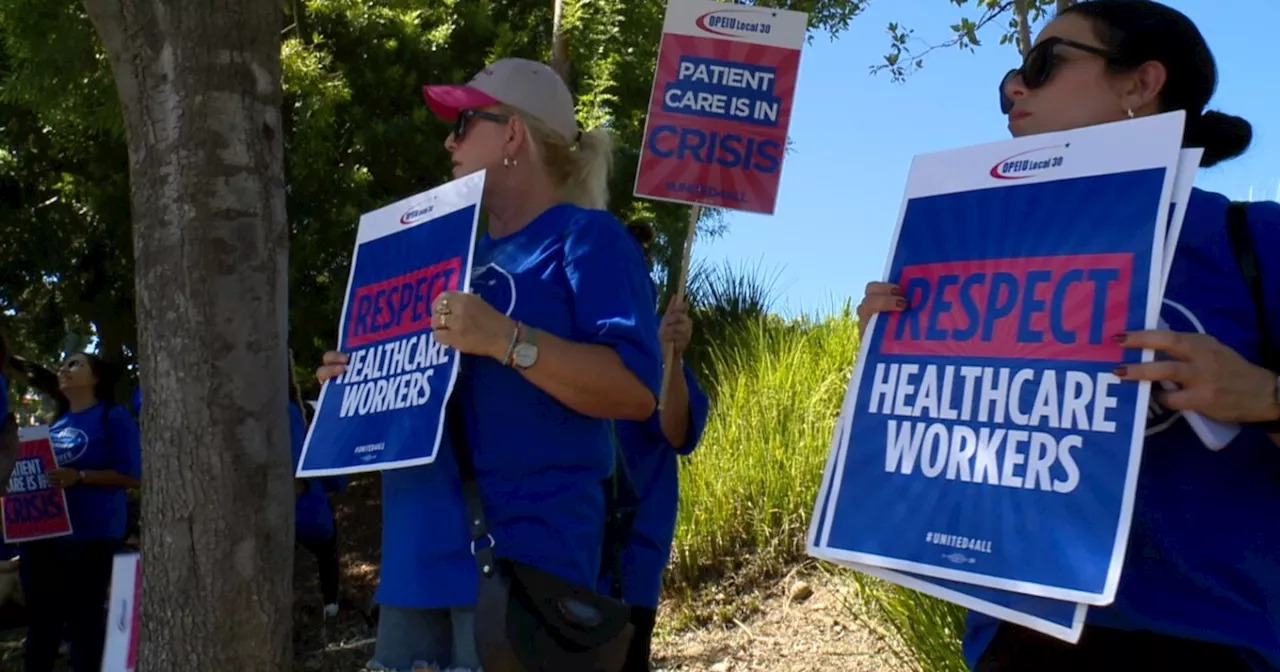 Thousands of Kaiser employees strike throughout San Diego County