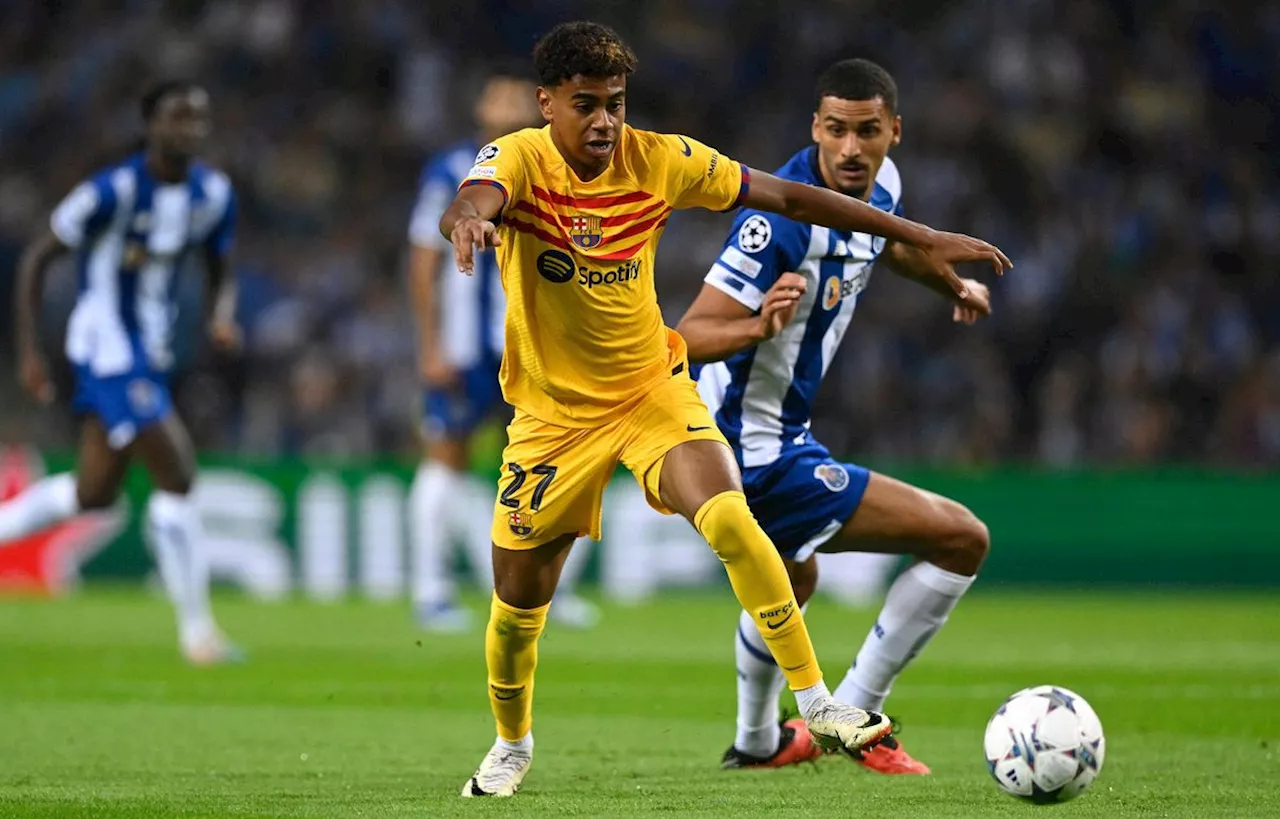 Ligue des champions\u00a0: Le prodige Lamine Yamal bat un record avec le Bar\u00e7a avant de finir le match aux toilettes