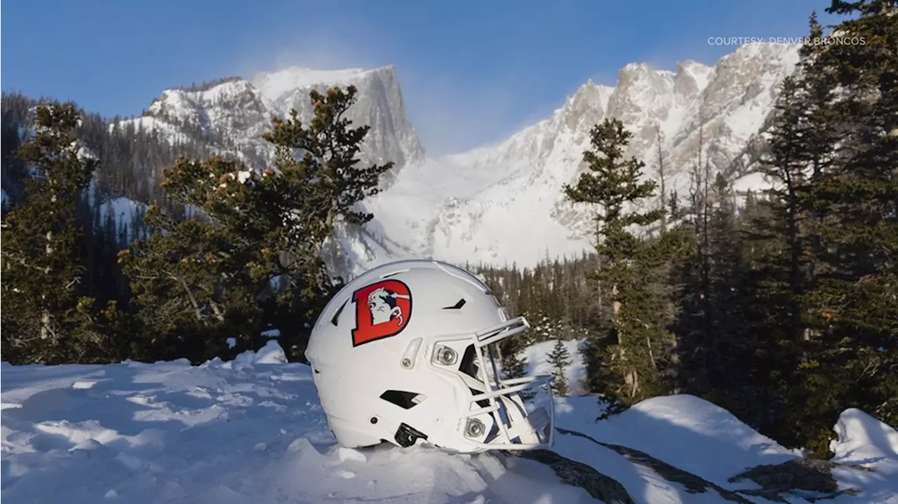 Broncos' 'snowcapped' helmets to make debut against Jets on Sunday