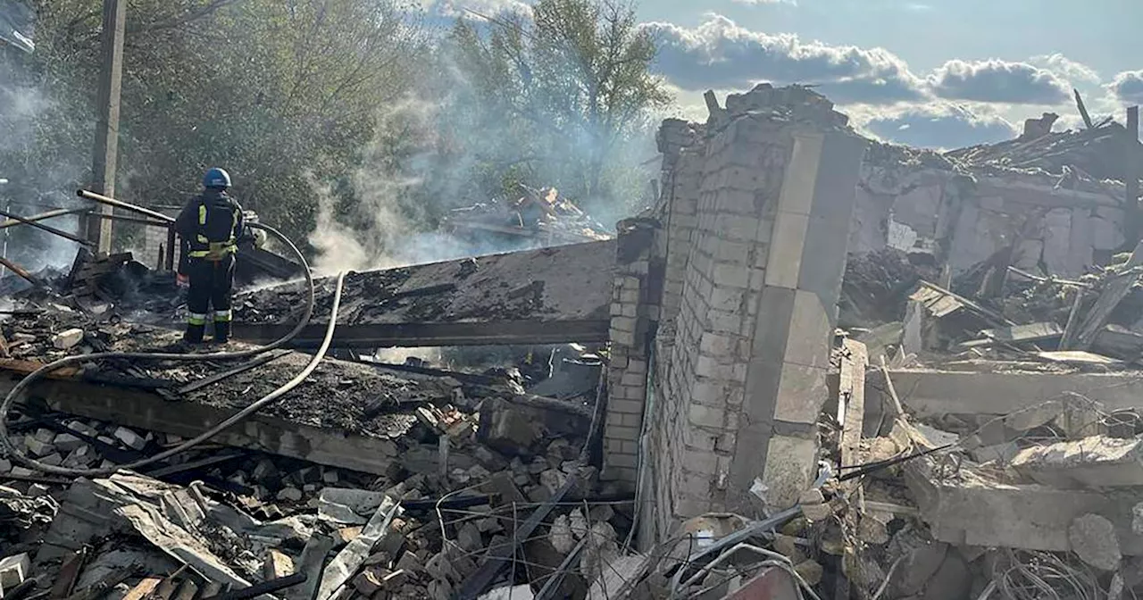 Russian airstrike on village store and cafe kills 49 people, Ukraine says