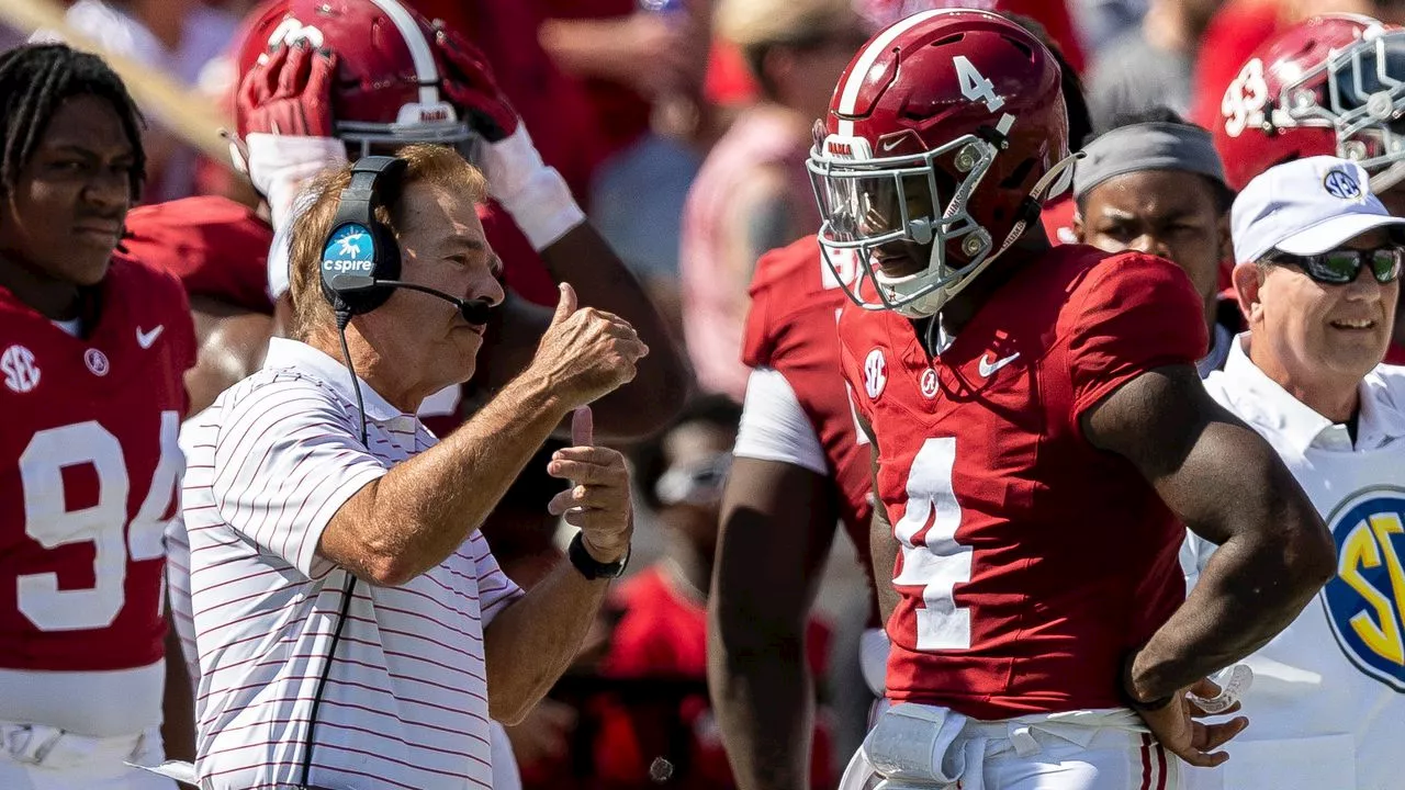 Saban reveals message to Jalen Milroe before Alabama-Texas A&M homecoming