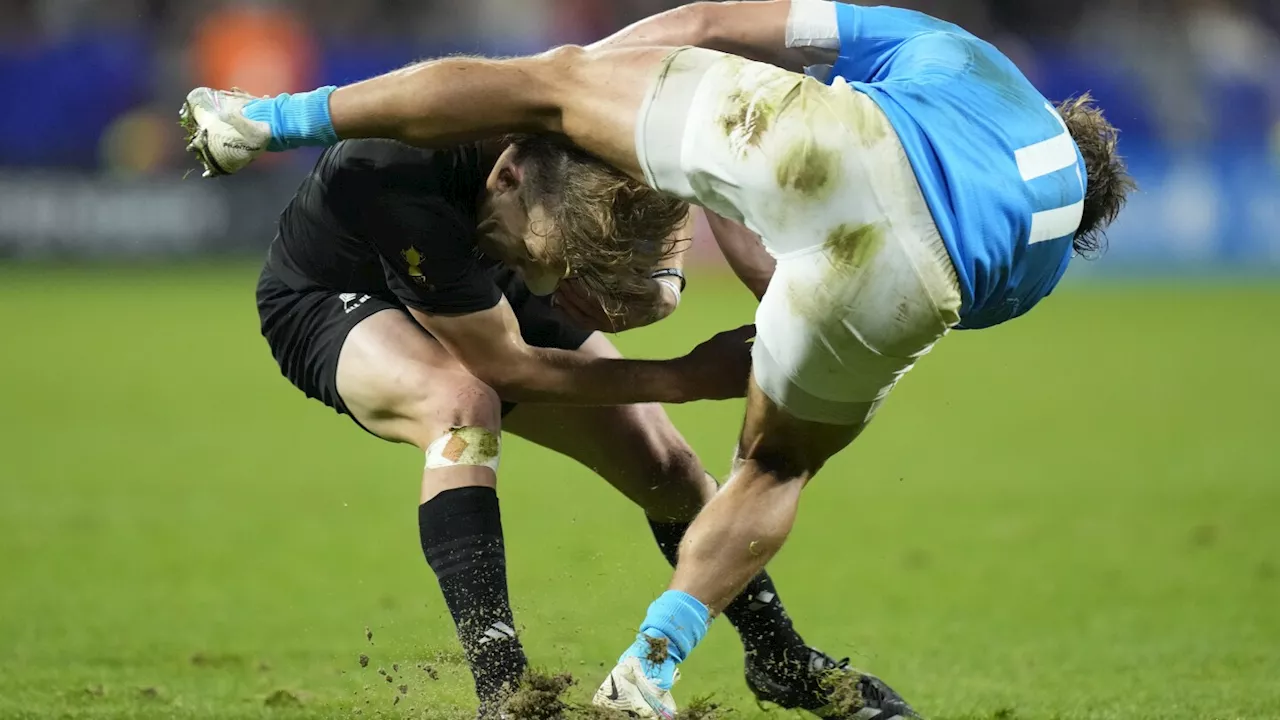 All Blacks finish Rugby World Cup pool play with 73-0 win over Uruguay