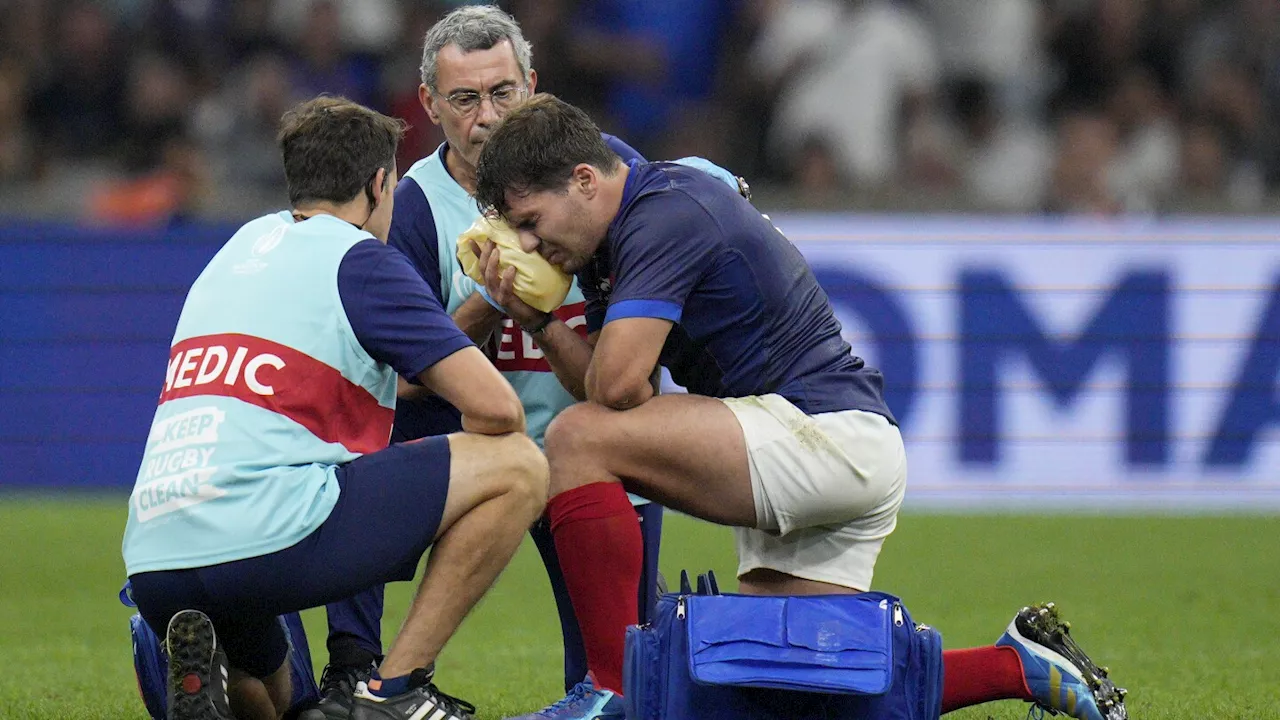 Slippery stairs, spider bite, tackles and bad luck knock out players at the Rugby World Cup