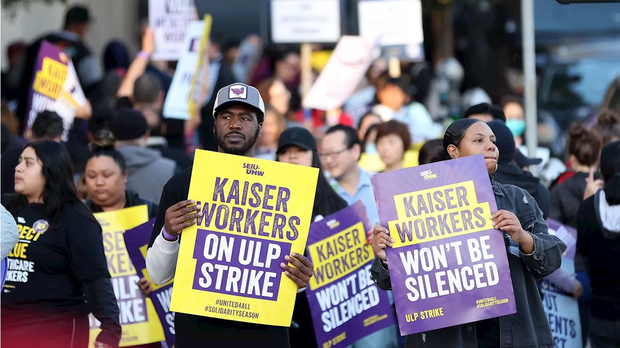 Health care workers launch strike against Kaiser Permanente