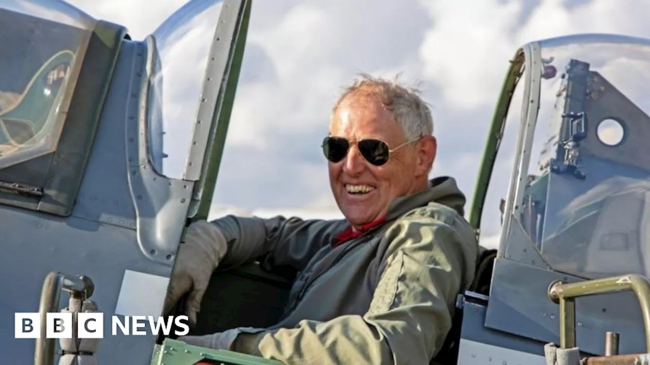 Wiltshire flying instructor who was honoured with flypast dies