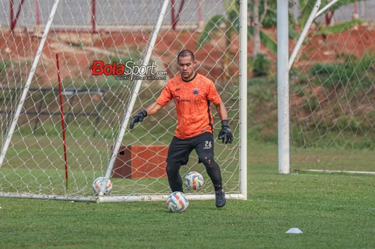 Kepercayaan Thomas Doll belum Pudar, Andritany Ardhiyasa Tetap Kawal Gawang Persija di Laga Kontra Barito Putera