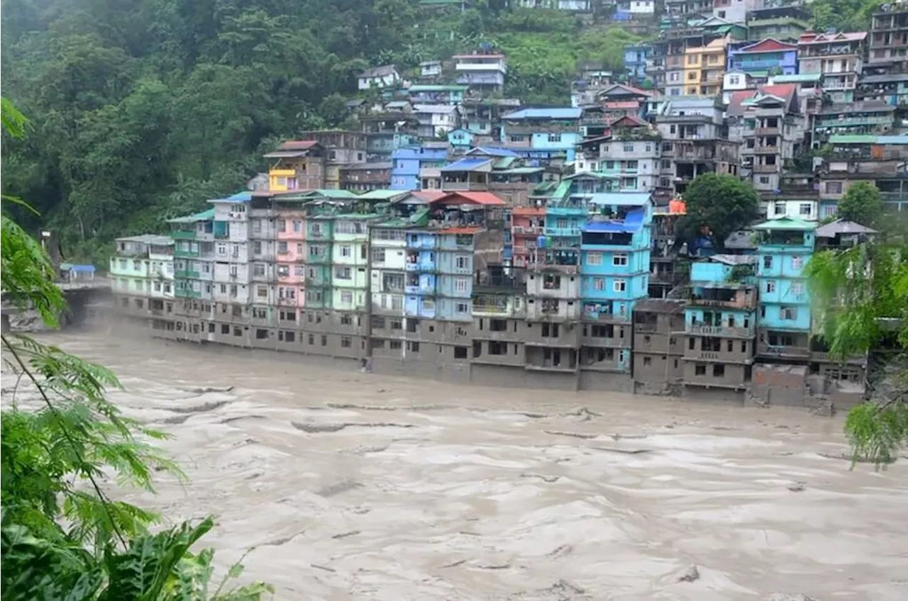 Glacial lake bursts in India leaving 100 missing and 14 dead