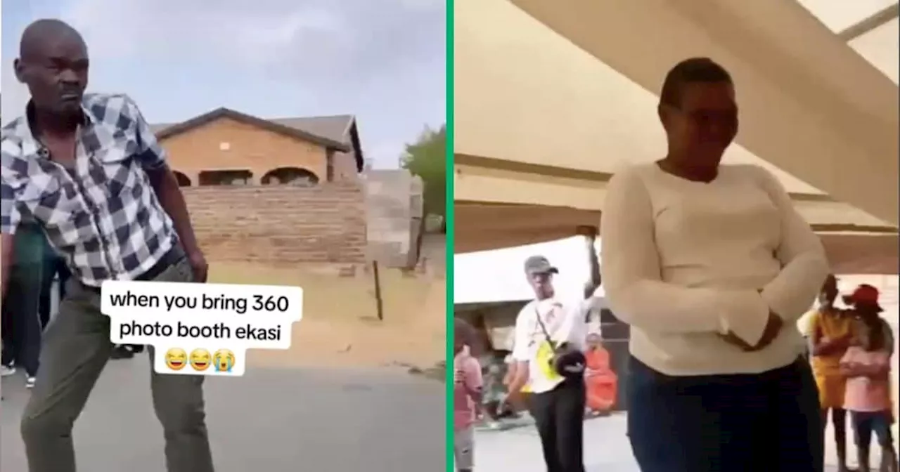 TikTok Video of 360-Degree Photo Booth in Kasi Leaves South Africans in Stitches