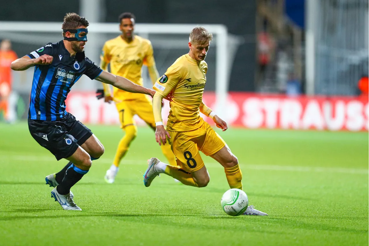 Bodø/Glimt-nederlag i conferenceligaen – røk 0-1 for Ronny Deila og Brugge