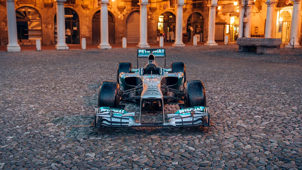 Lewis Hamilton’s first race-winning Mercedes F1 car is going up for auction