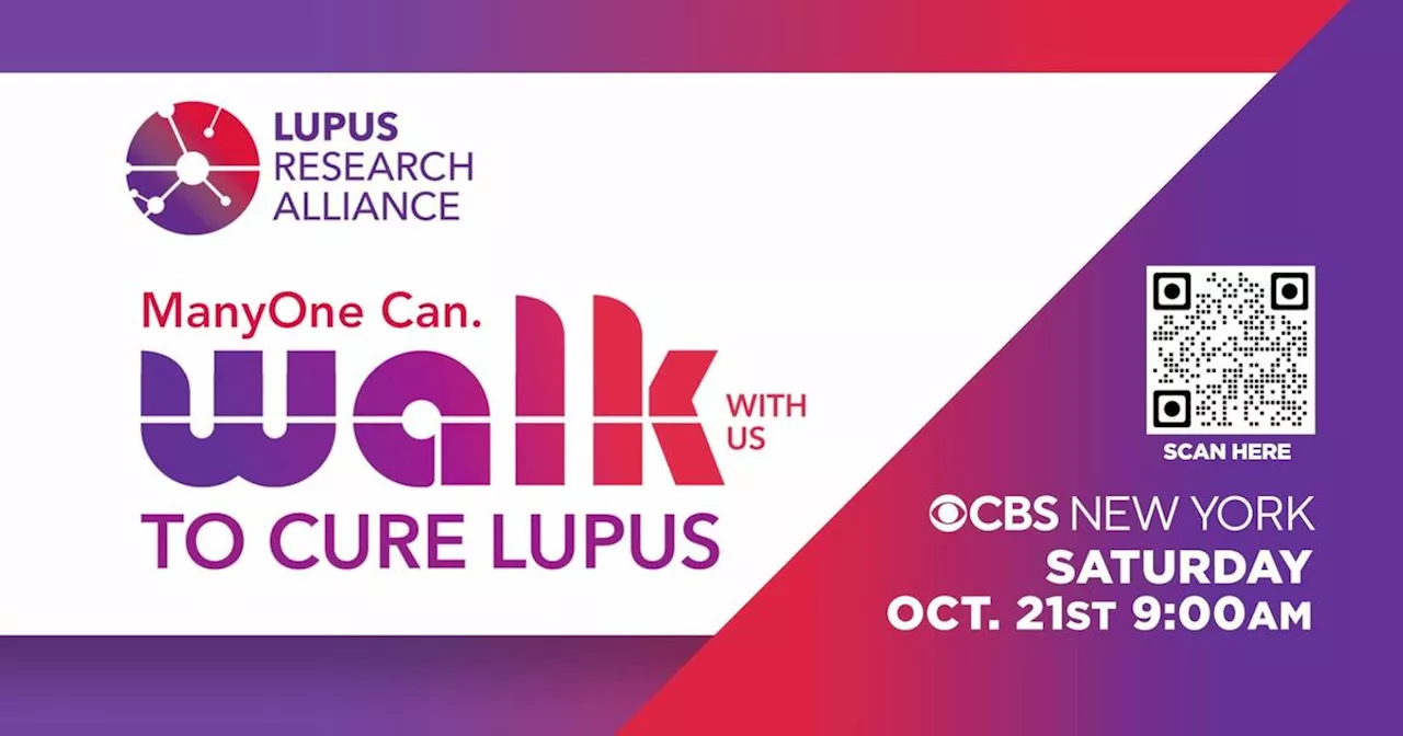 Join CBS New York to Walk With Us To Cure Lupus on Oct. 21, 20232