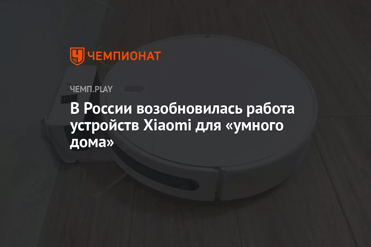 В России возобновилась работа устройств Xiaomi для «умного дома»