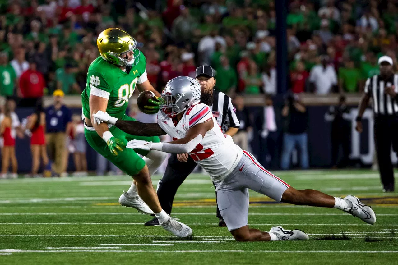 Ohio State linebacker Steele Chambers laments ‘pretty bad’ Notre Dame game