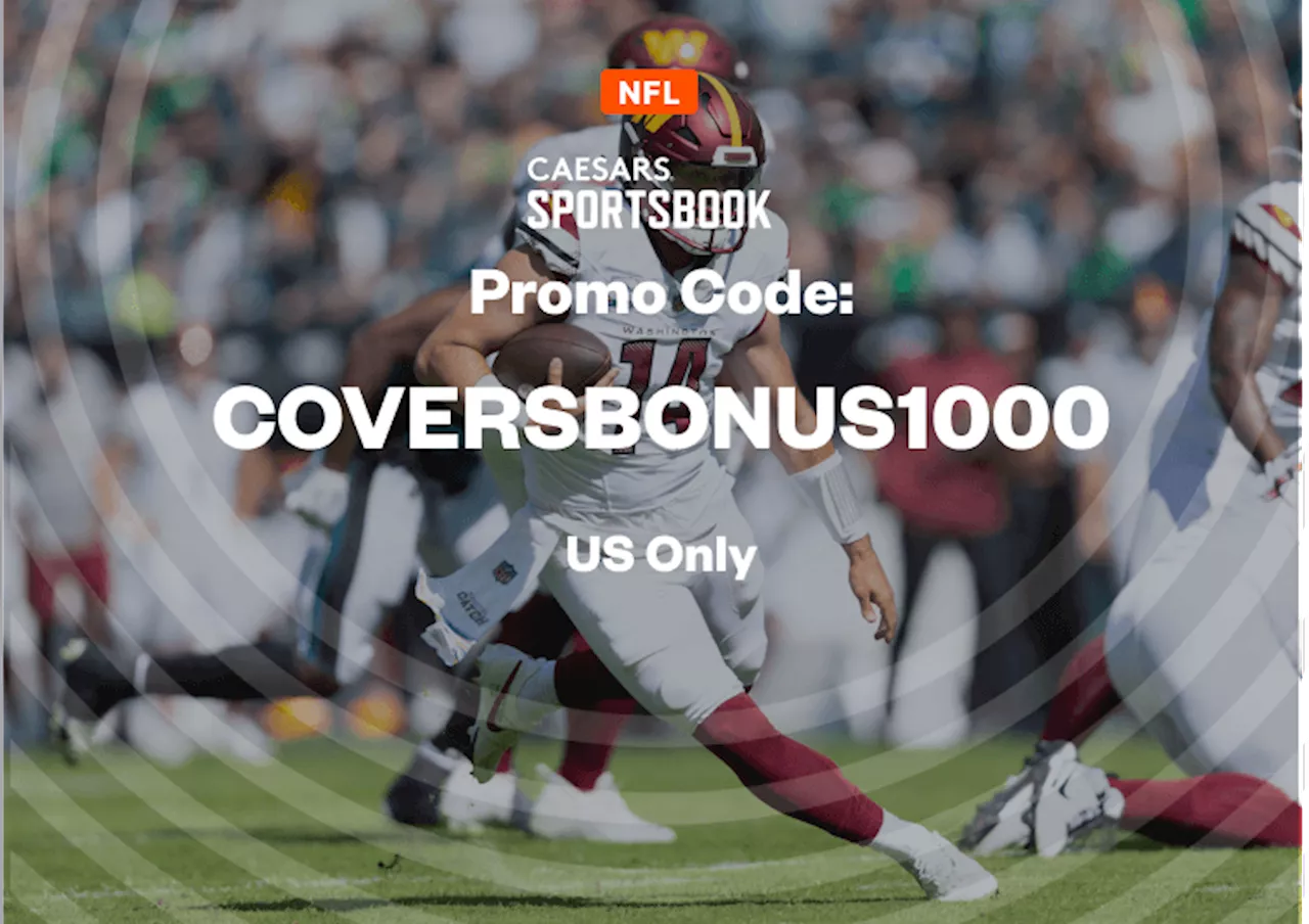 Caesars Promo Code: Up To A $1,000 First Bet on Bears vs Commanders