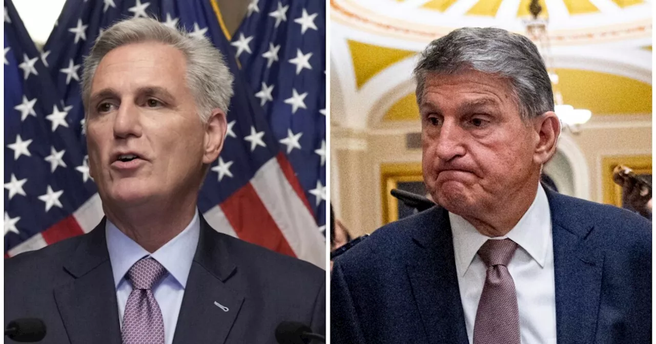 Manchin defends McCarthy after 'personal' ouster: 'I'd have been voting for Kevin McCarthy'