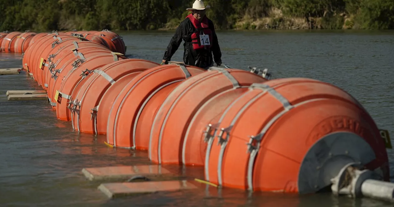 Texas and Biden administration to face off in court over floating buoy wall at border