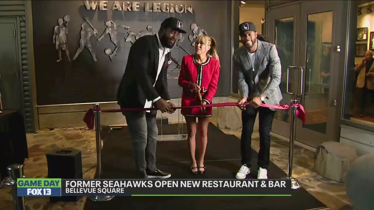 Former Seahawks Richard Sherman, Kam Chancellor open upscale sports bar in Bellevue