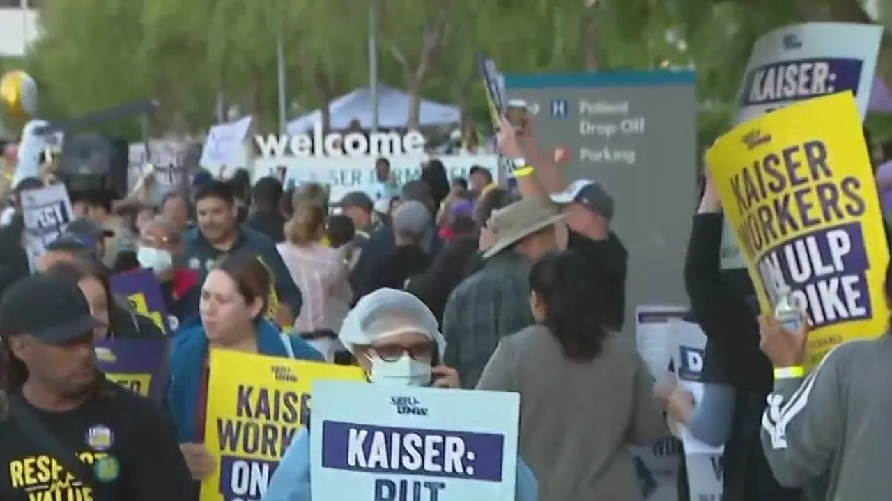 Kaiser Permanente strike: Health care workers hit picket lines for 2nd day