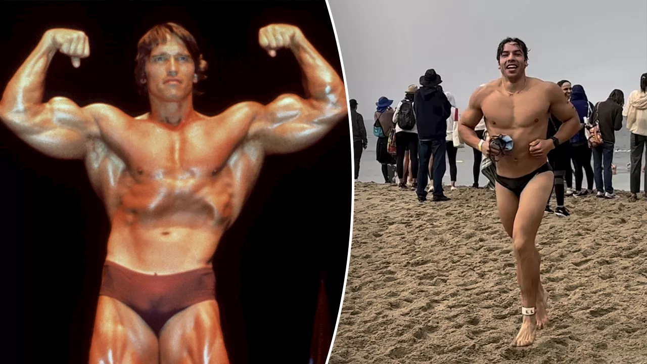 Arnold Schwarzenegger’s bodybuilder son is spitting image of famous dad