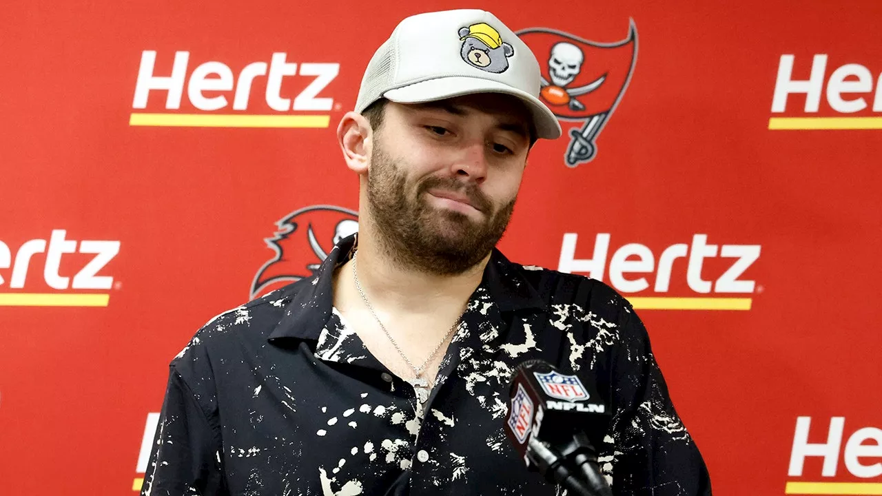 Hyped Baker Mayfield goes viral for vulgar comment during Bucs’ win over Saints