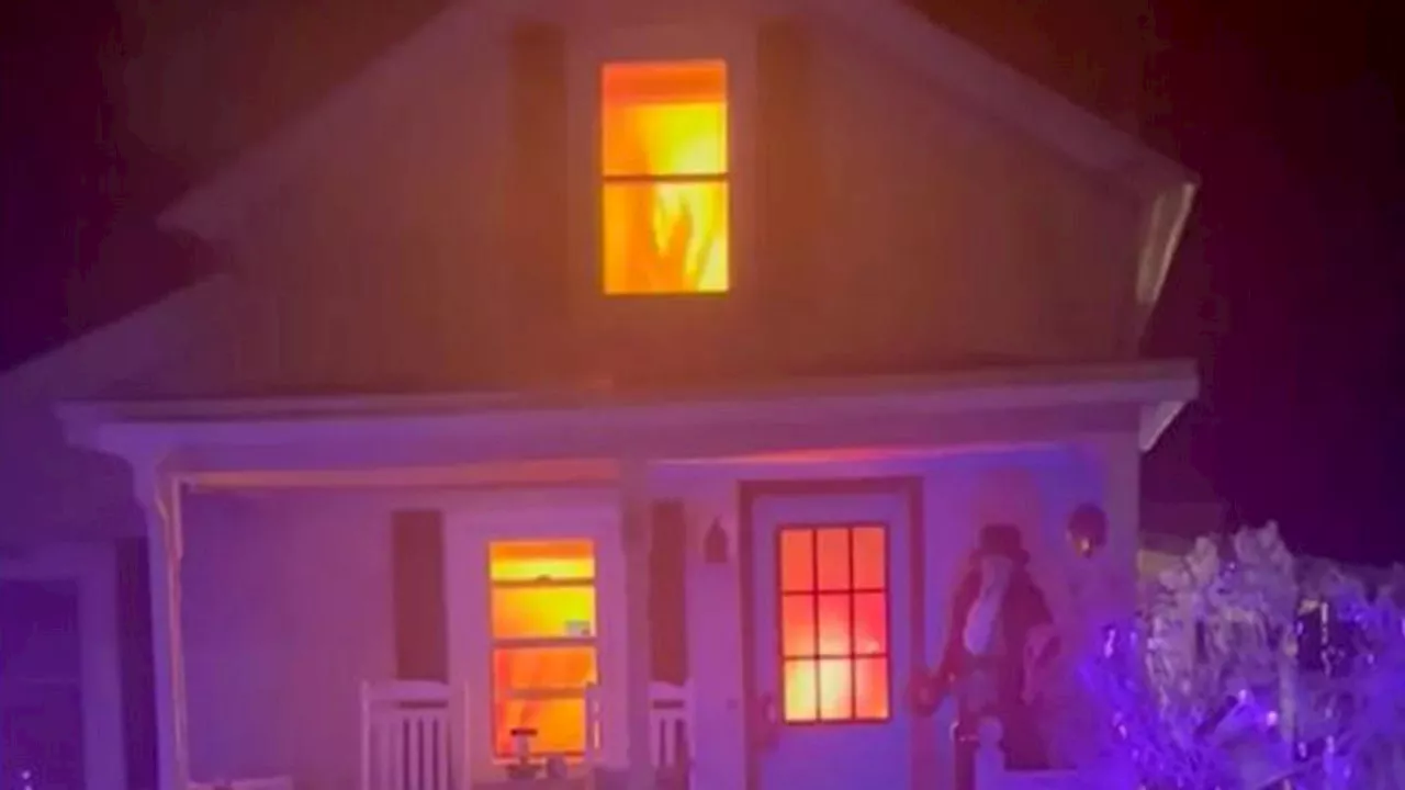 New York house ‘fire’ turns out to be ‘amazing’ and ‘realistic’ Halloween display: fire department