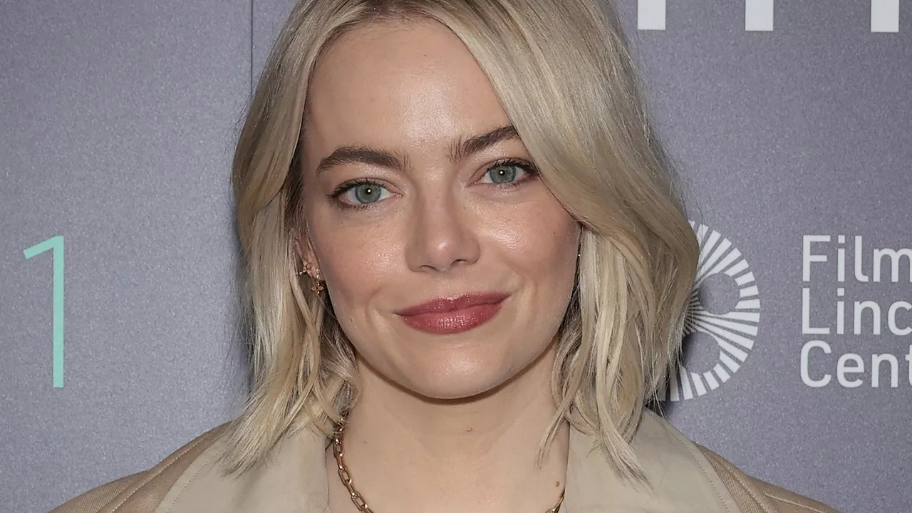 Emma Stone Looks Like a Sexy Inspector Gadget in a Double-Trench Minidress