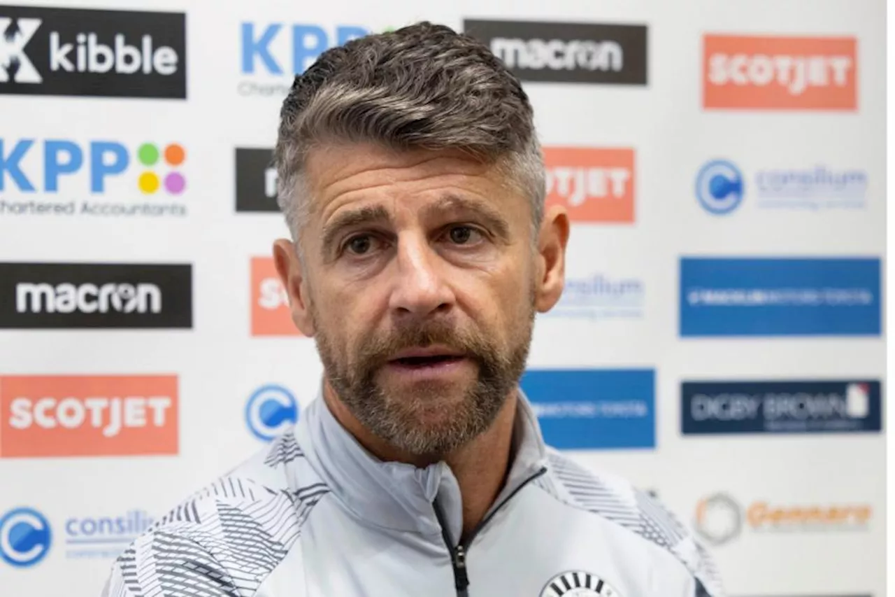 St Mirren boss Stephen Robinson targeting six-point gap over Rangers