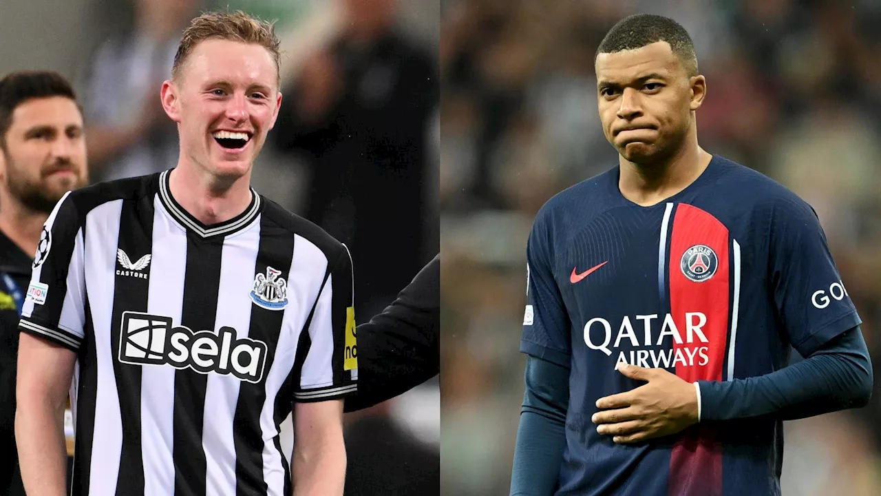 Revealed: What Sean Longstaff said to disconsolate Kylian Mbappe in Newcastle's Champions League dismantling of PSG