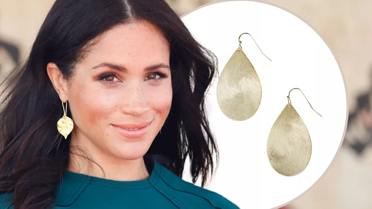 Nordstrom's $35 version of Meghan Markle's $3,790 leaf earrings is back in stock