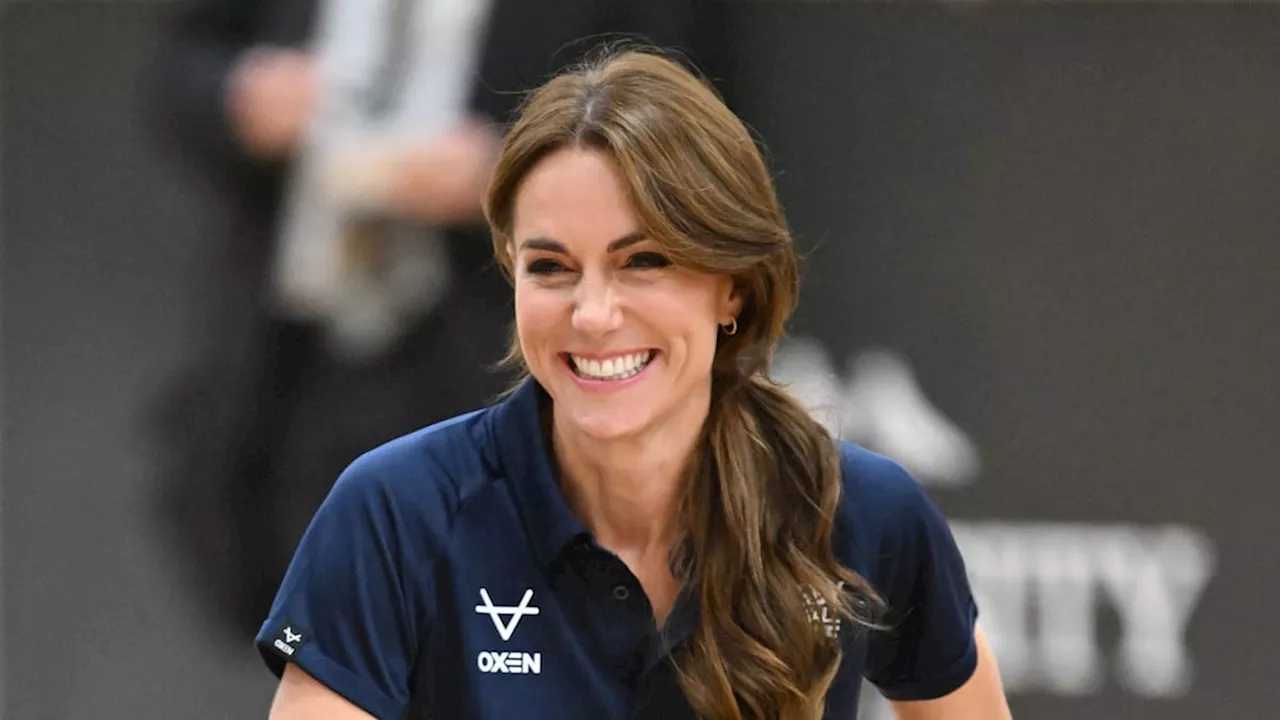 Princess Kate's Disney princess ponytail is the perfect hairstyle for sporty engagement in Hull