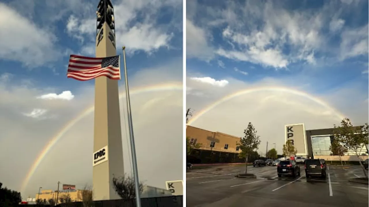 PHOTOS: Departing storms leave beautiful gift behind at KPRC 2 studios