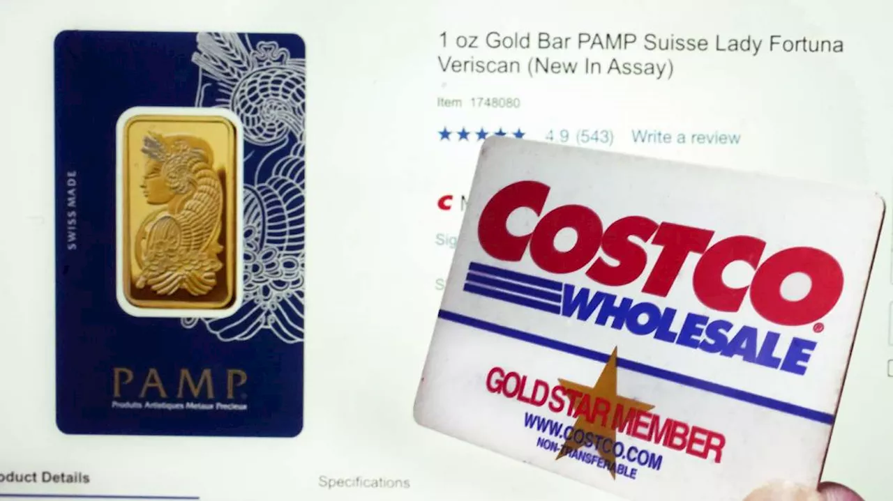 Costco is seeing a gold rush. What's behind the demand for its 1-ounce gold bars?