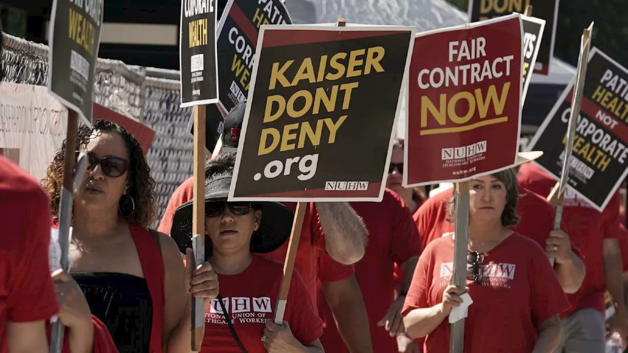 Health care workers picket outside US hospitals in multiple states, kicking off 3-day strike