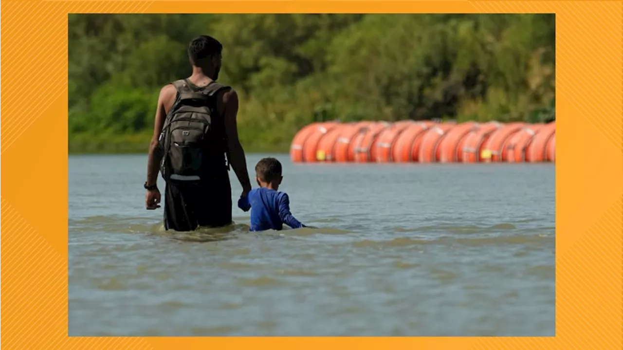 Texas asks appeal judges to let it keep floating barrier in place on the Rio Grande