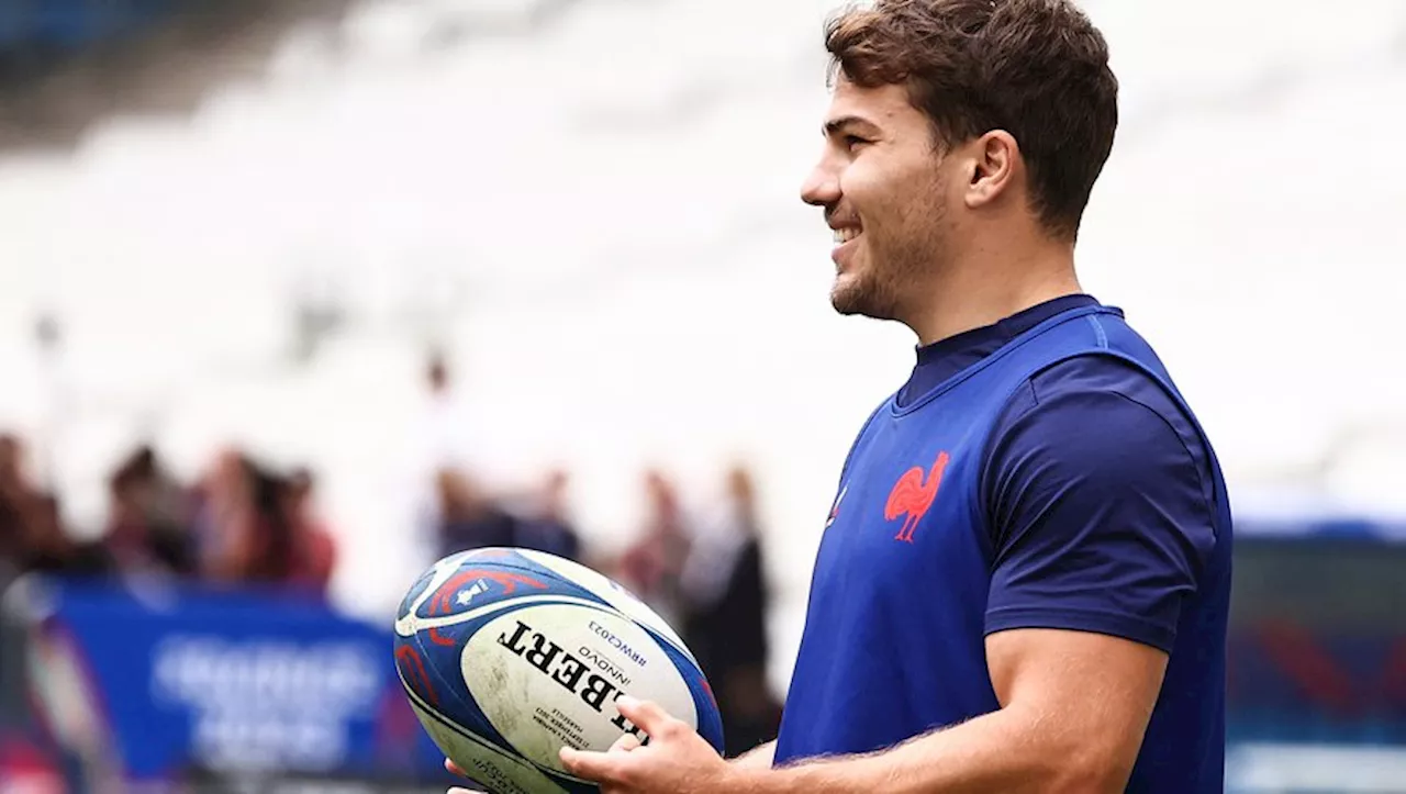 Retour d'Antoine Dupont \u00e0 la Coupe du monde de rugby 2023 : le capitaine des Bleus est 'pr\u00eat \u00e0 relever le d\u00e9fi