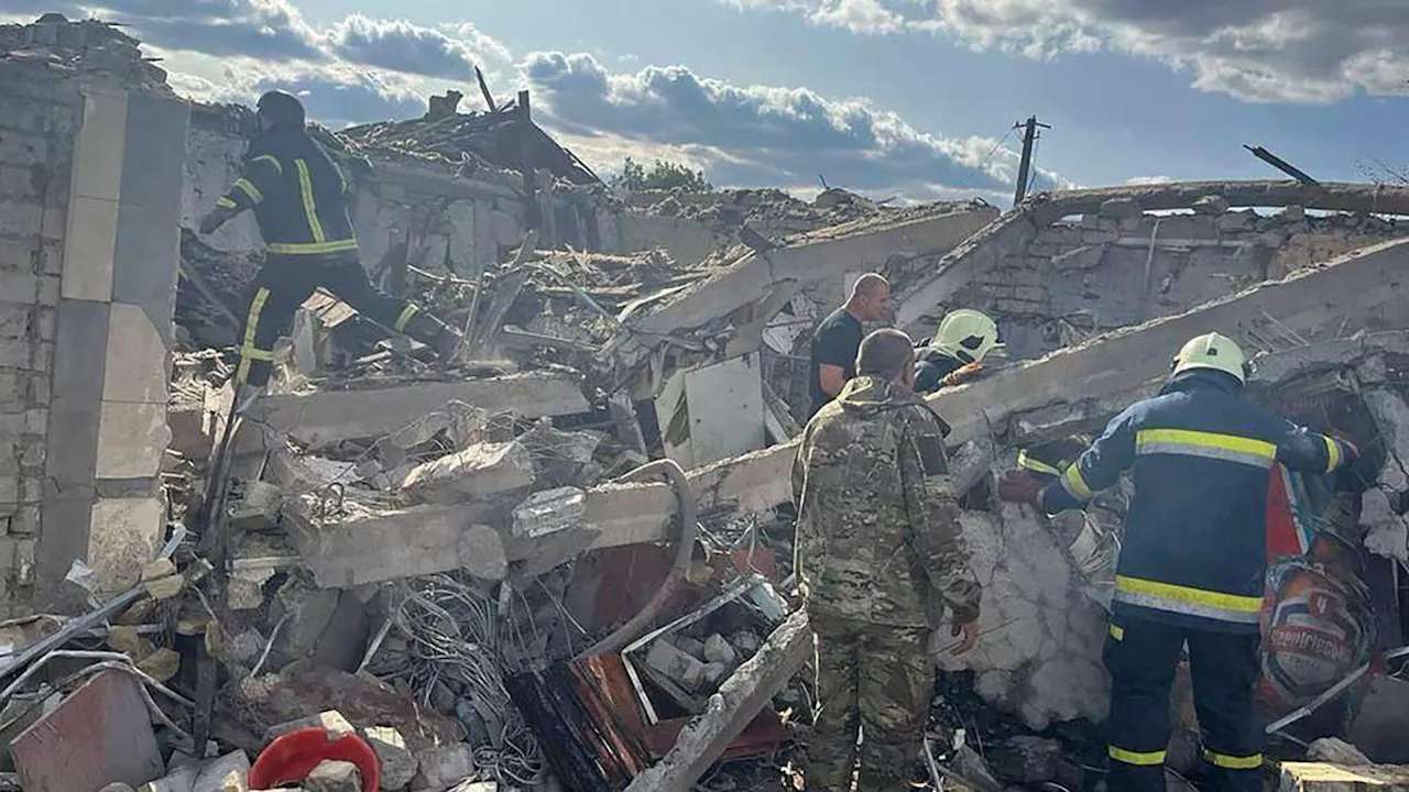 Russian attack kills at least 51 people, including child, as bombs target eastern Ukrainian village