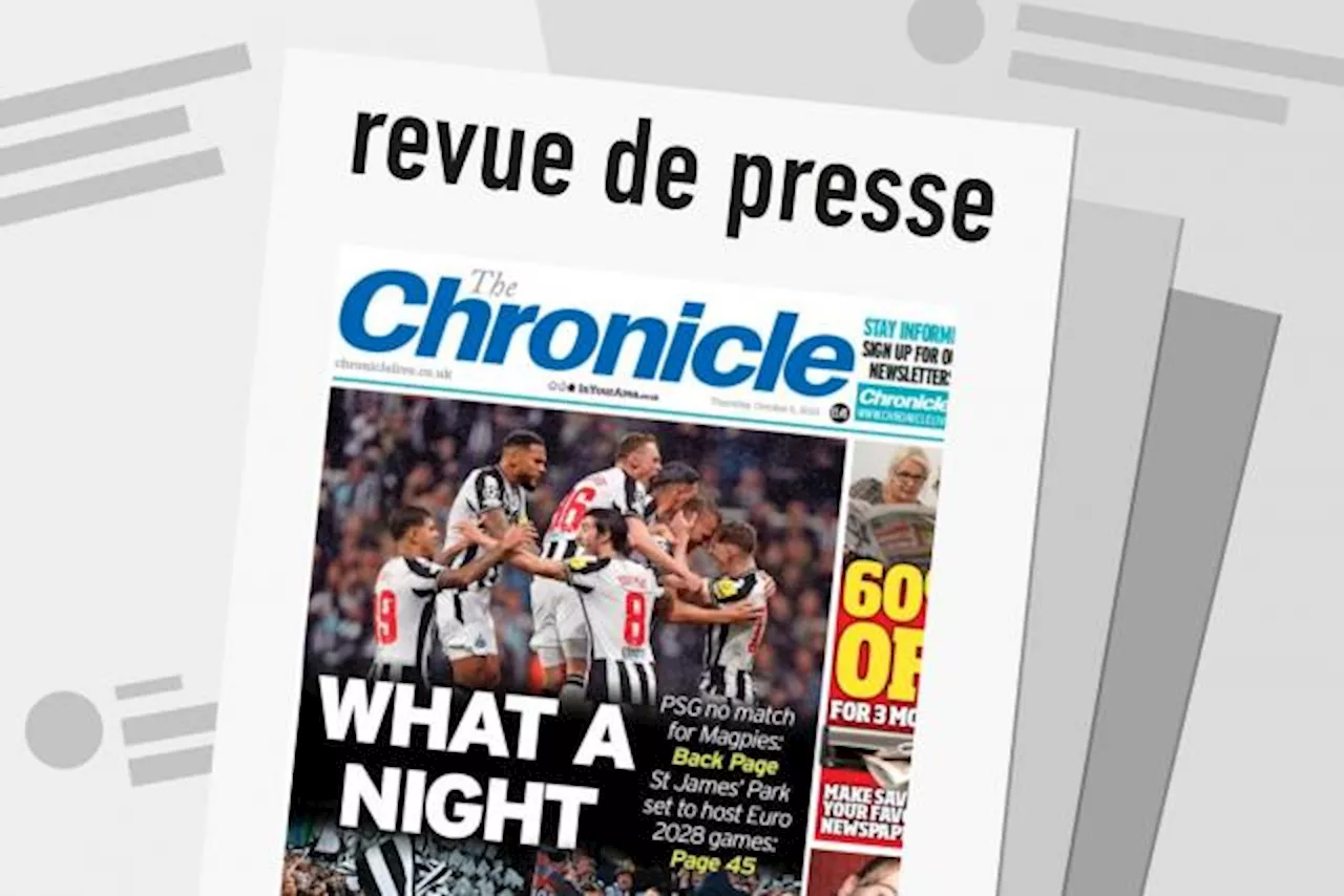 La presse anglaise chambre le PSG et Kylian Mbappé, naufragés à Newcastle en Ligue des champions