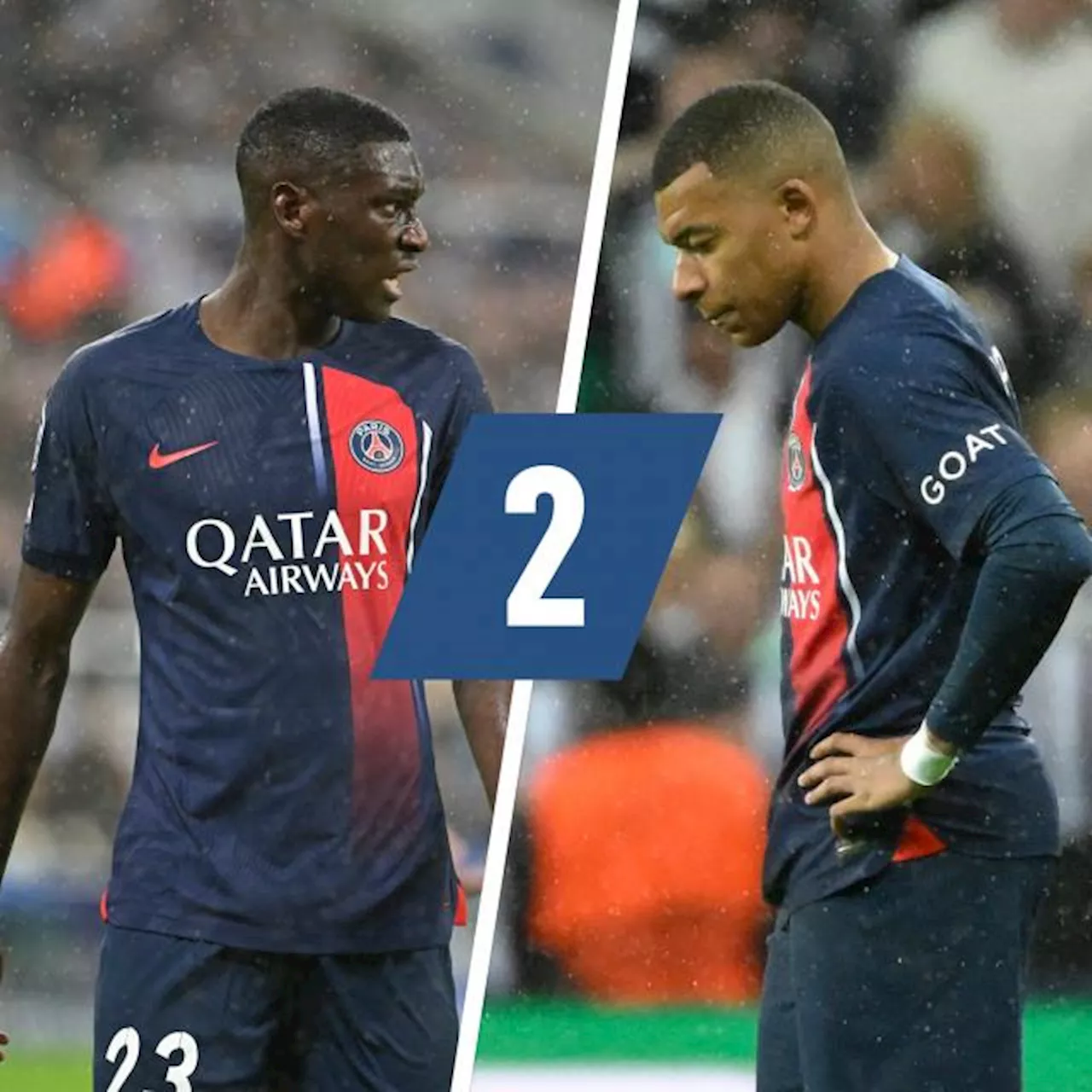 Les notes de Newcastle-PSG : Kolo Muani et Mbappé portés disparus