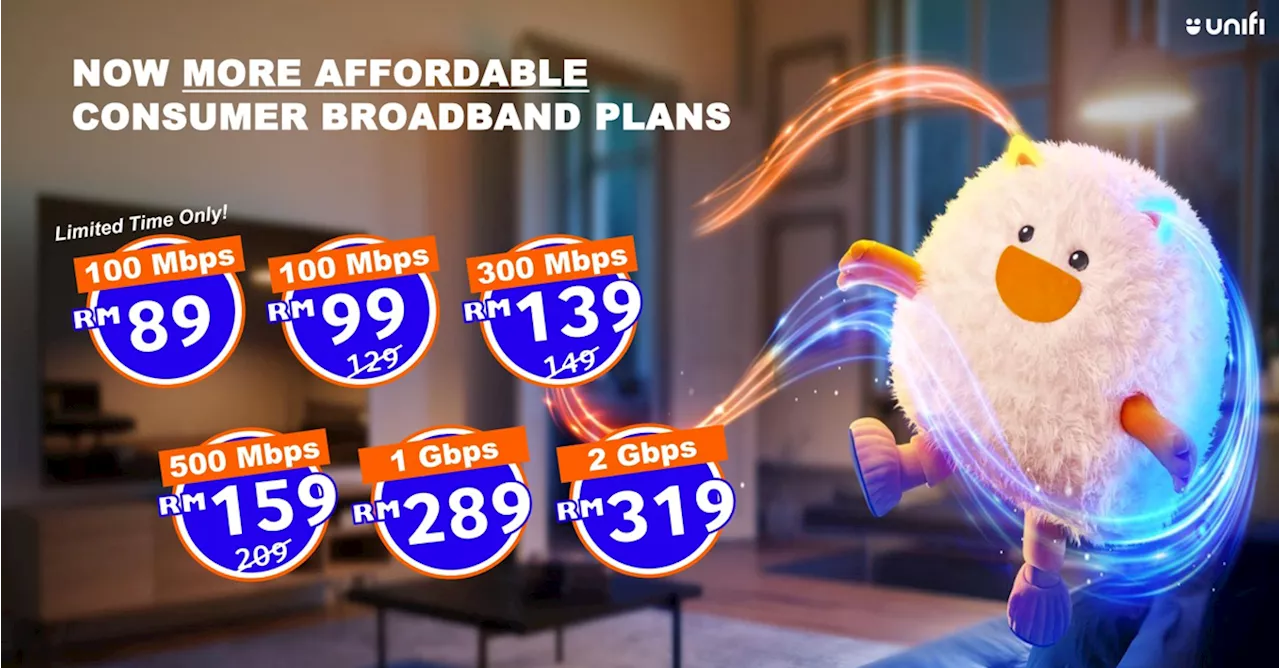 TM Revises Unifi Fibre Pricing, Introduces New Unlimited Fibre + Mobile Plan