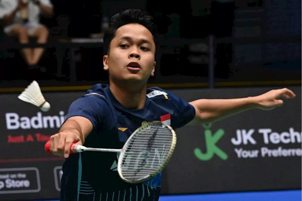 Ginting Tersisih, Tunggal Putra Gagal Pertahankan Emas