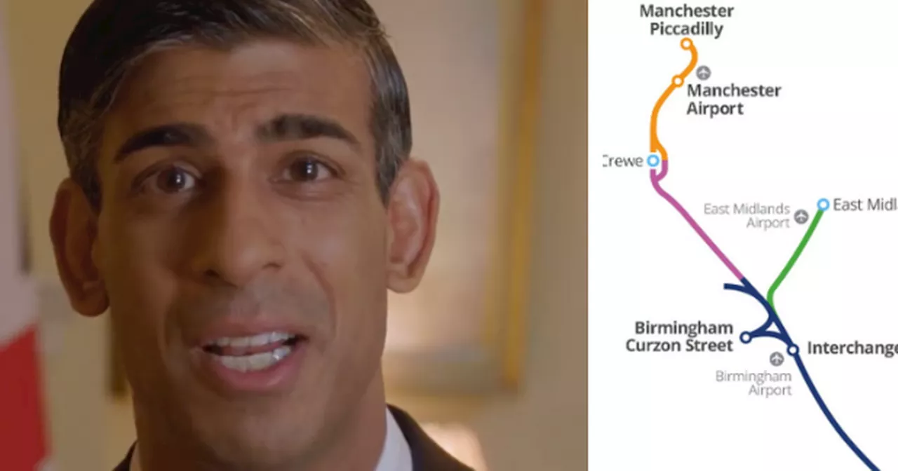 Rishi Sunak's denials over HS2 to Manchester 'exposed by his own video'