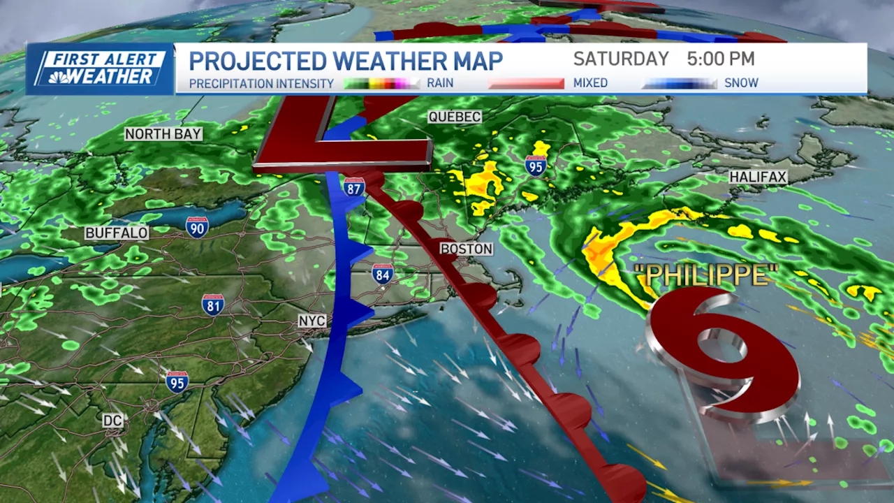 Details on the moisture approaching New England, and how much rain to expect