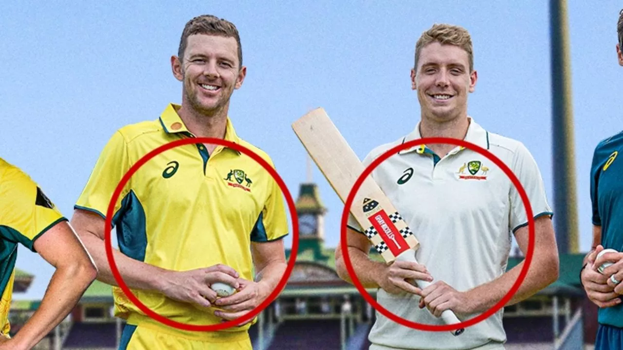 Shirt detail reveals Aussie cricket crisis