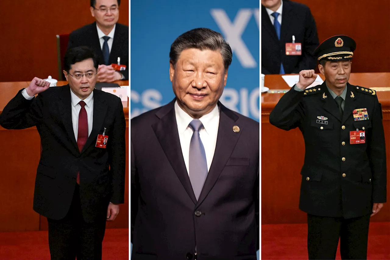 China Investigating Xi's Allies Qin Gang and Li Shangfu\u2014Taiwan Spy Chief