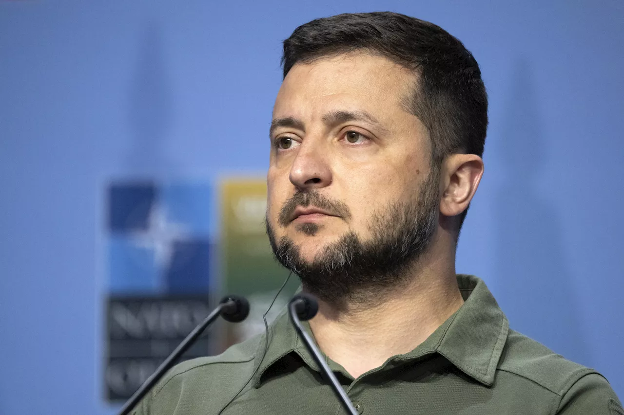 Zelenskyj på plats vid toppmötet i Spanien