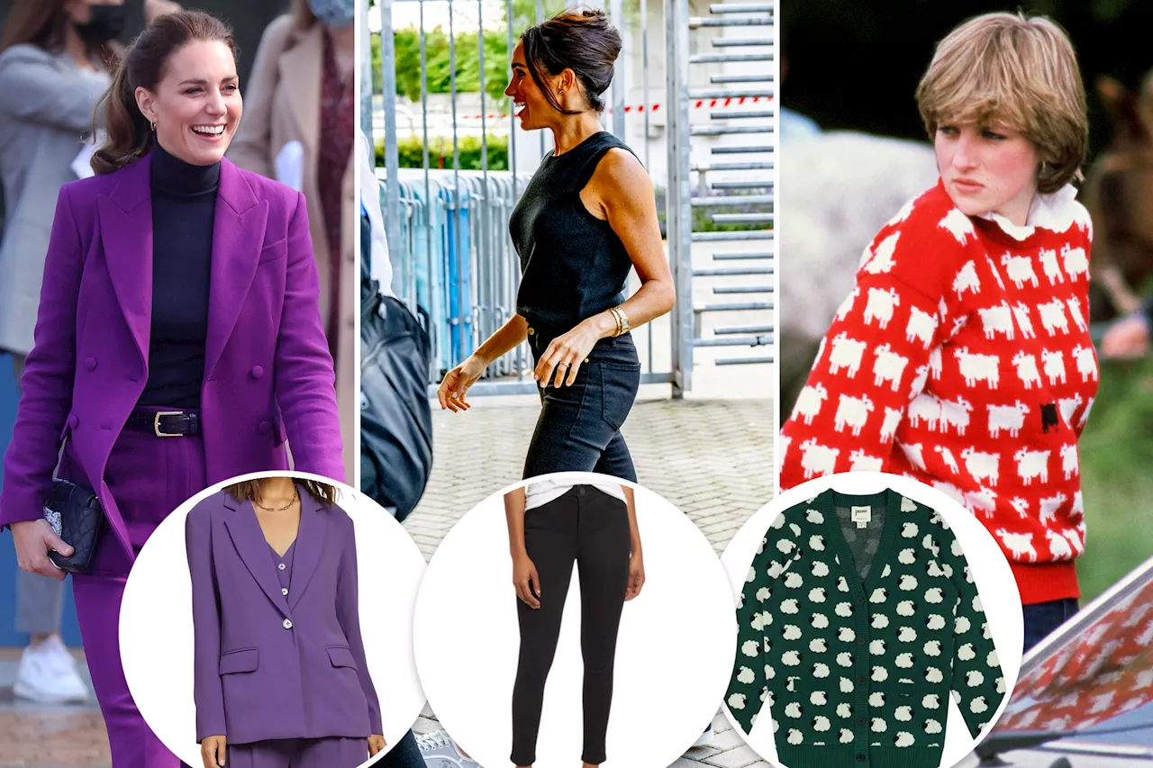 Dress like Meghan Markle, Kate Middleton and Princess Diana for under $150 with these fall looks